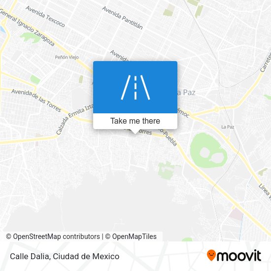 Mapa de Calle Dalia