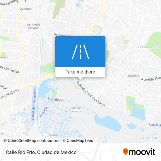 Calle Río Frío map