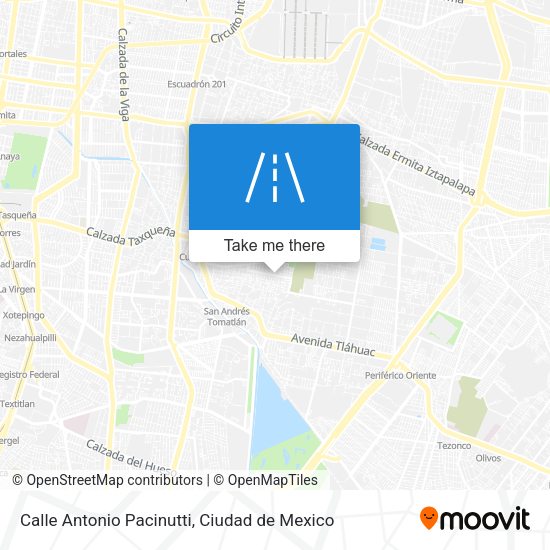 Calle Antonio Pacinutti map