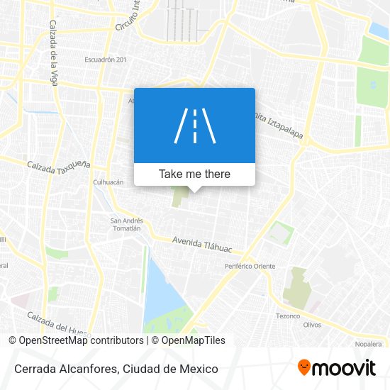 Cerrada Alcanfores map