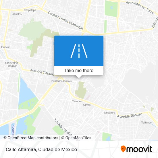 Mapa de Calle Altamira