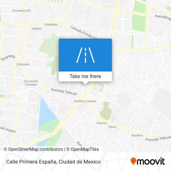 Mapa de Calle Primera España