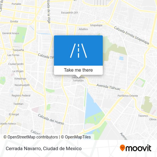 Cerrada Navarro map