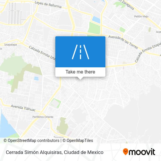 Cerrada Simón Alquisiras map