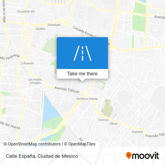 Calle España map