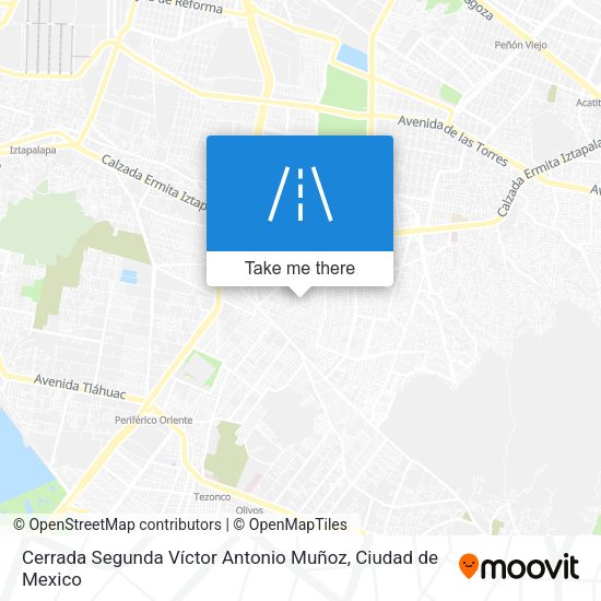 Cerrada Segunda Víctor Antonio Muñoz map