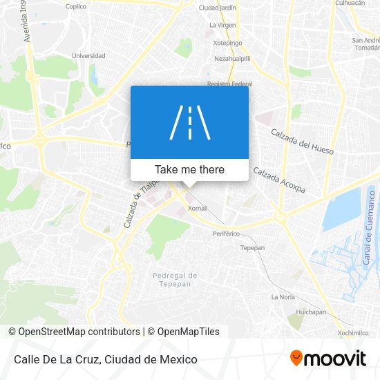 Mapa de Calle De La Cruz