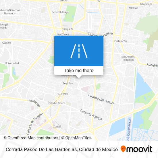 Cerrada Paseo De Las Gardenias map