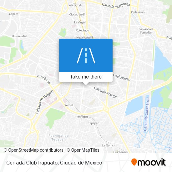 Cerrada Club Irapuato map