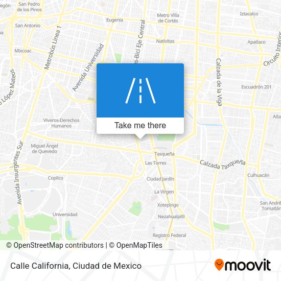 Calle California map