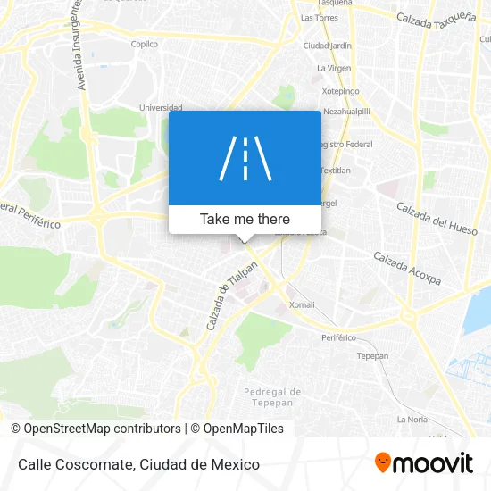 Calle Coscomate map