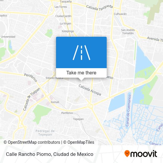 Calle Rancho Piomo map