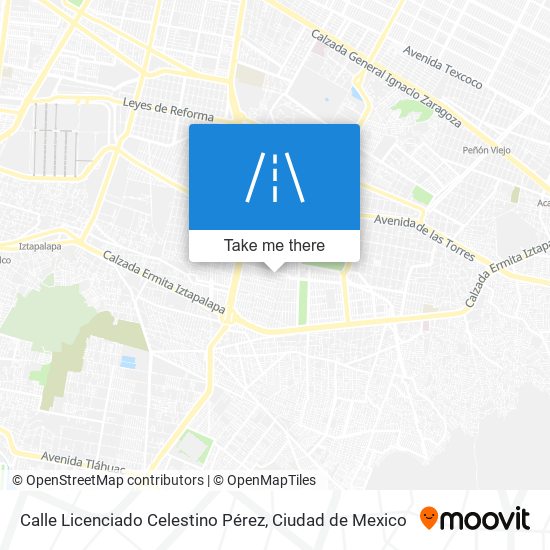 Calle Licenciado Celestino Pérez map