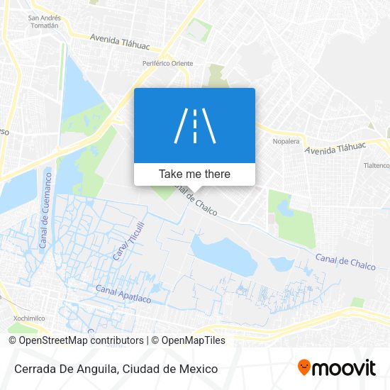 Mapa de Cerrada De Anguila