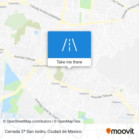 Cerrada 2ª San Isidro map