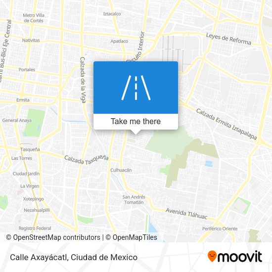 Mapa de Calle Axayácatl