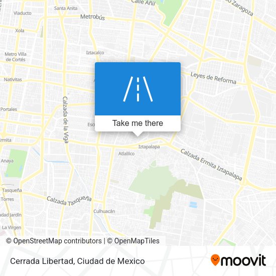 Mapa de Cerrada Libertad