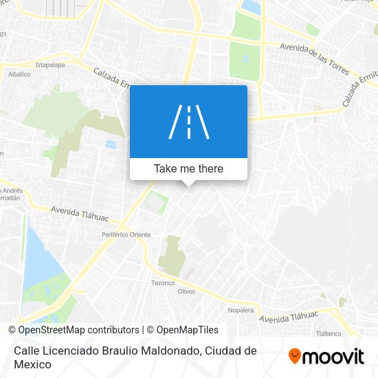 Calle Licenciado Braulio Maldonado map