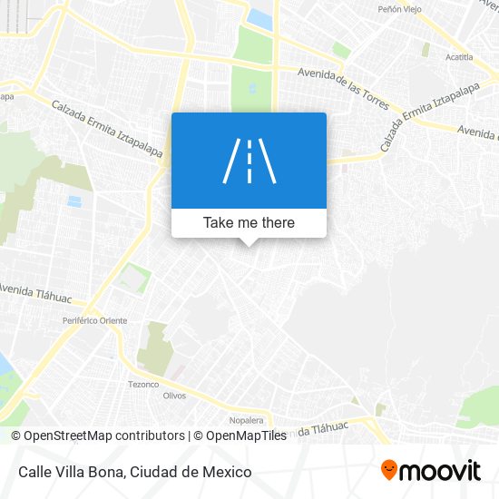 Calle Villa Bona map