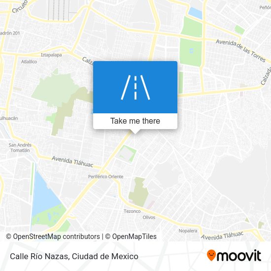 Calle Río Nazas map