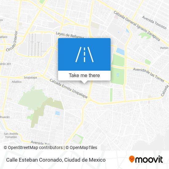 Mapa de Calle Esteban Coronado
