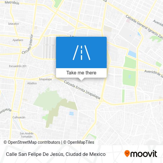 Calle San Felipe De Jesús map