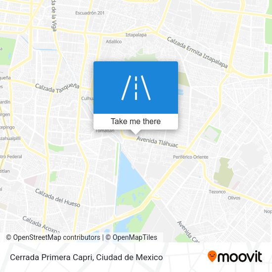 Mapa de Cerrada Primera Capri