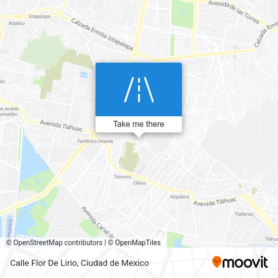 Calle Flor De Lirio map