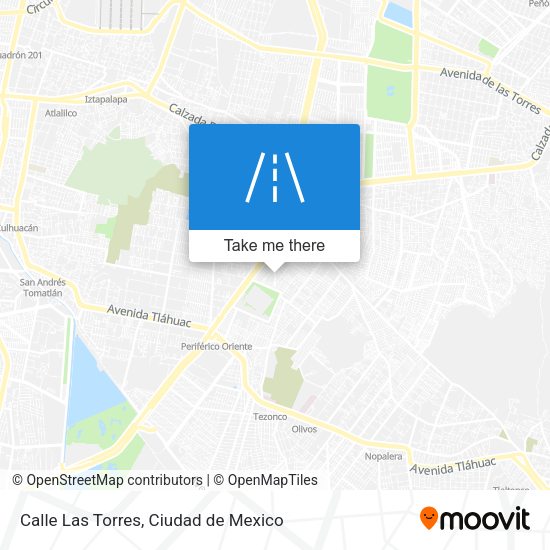 Mapa de Calle Las Torres