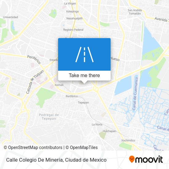 Mapa de Calle Colegio De Minería