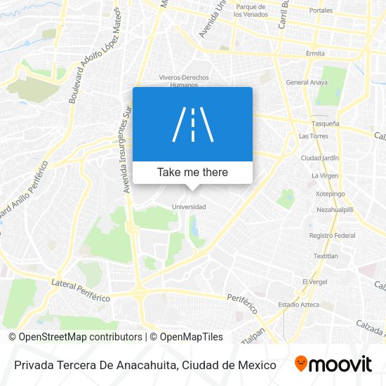 Privada Tercera De Anacahuita map