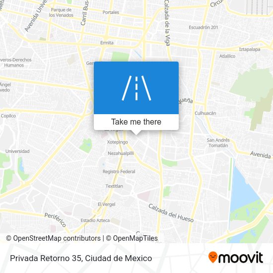 Privada Retorno 35 map