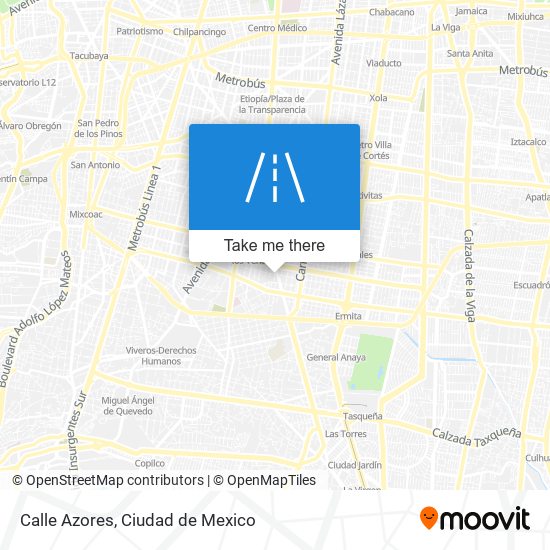 Calle Azores map