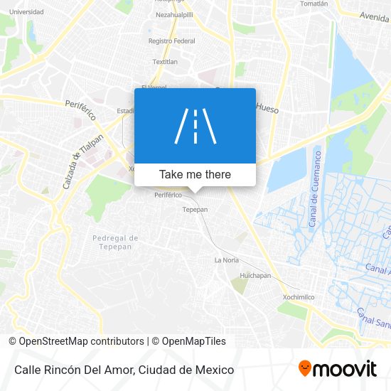 Calle Rincón Del Amor map