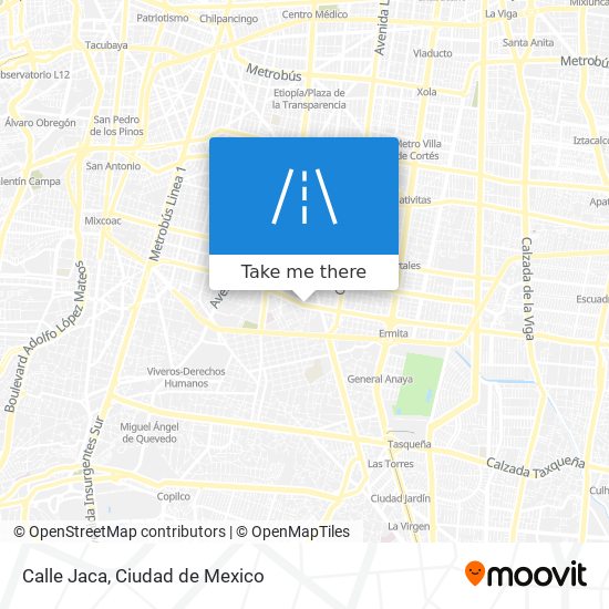 Calle Jaca map