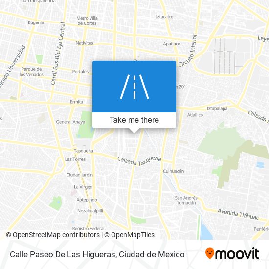 Mapa de Calle Paseo De Las Higueras