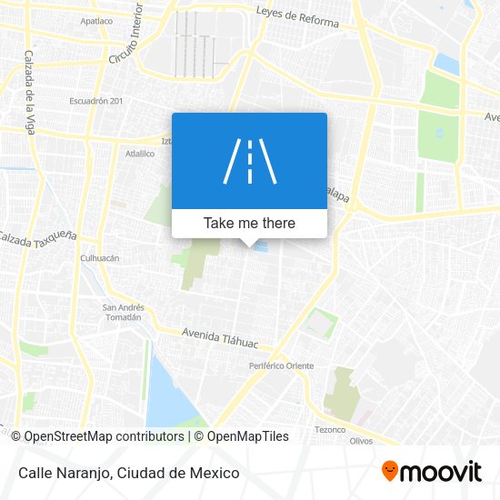 Calle Naranjo map