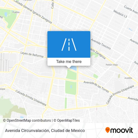 Mapa de Avenida Circunvalación