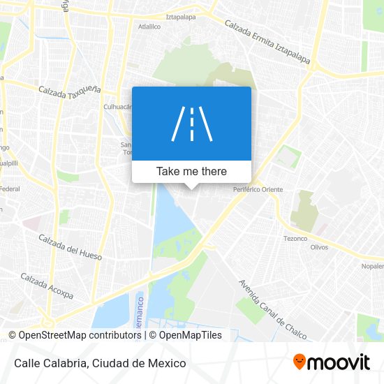 Calle Calabria map