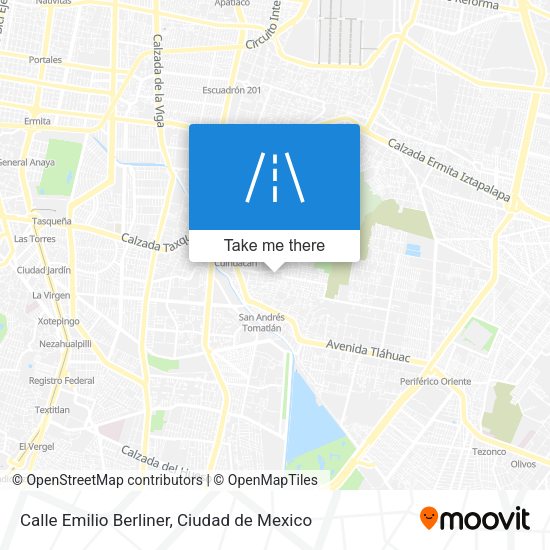 Mapa de Calle Emilio Berliner