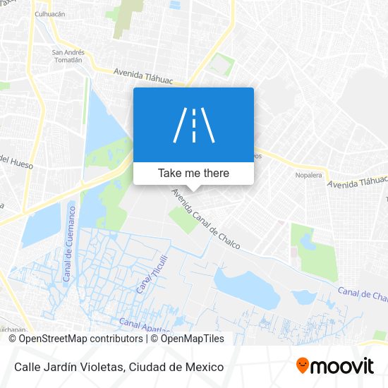 Calle Jardín Violetas map