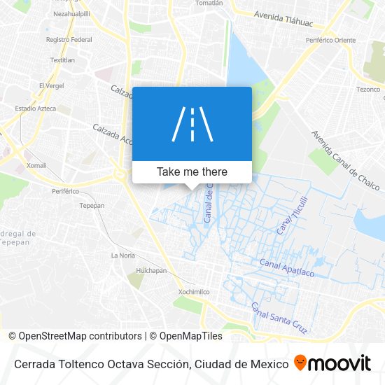 Cerrada Toltenco Octava Sección map