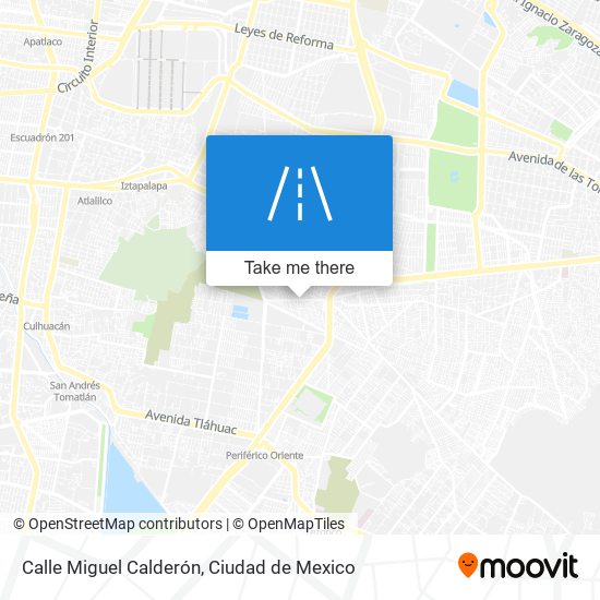 Calle Miguel Calderón map