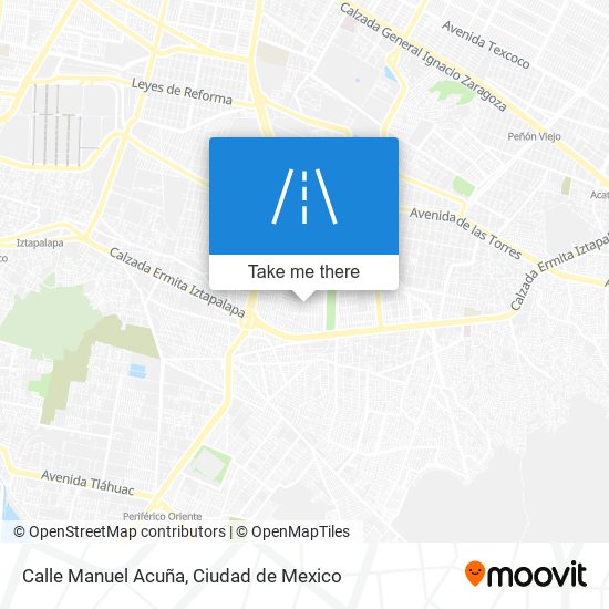 Calle Manuel Acuña map