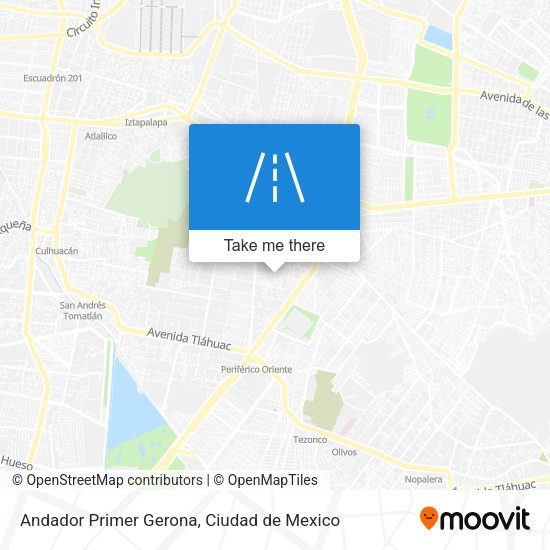 Mapa de Andador Primer Gerona