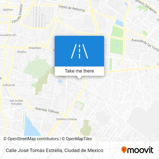 Mapa de Calle José Tomás Estrella
