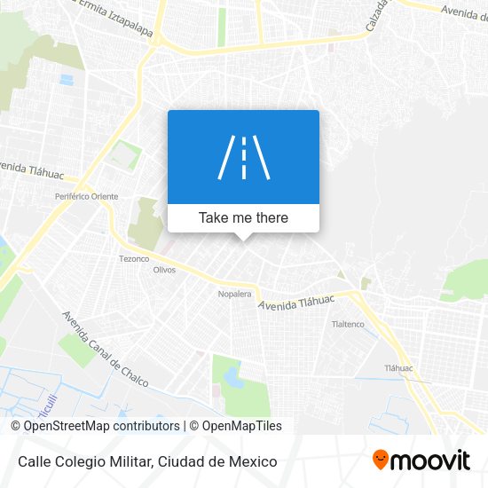 Mapa de Calle Colegio Militar