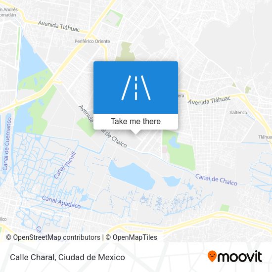 Mapa de Calle Charal