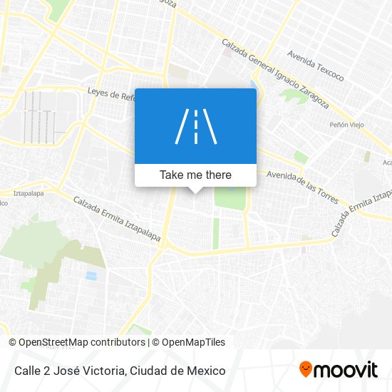 Calle 2 José Victoria map