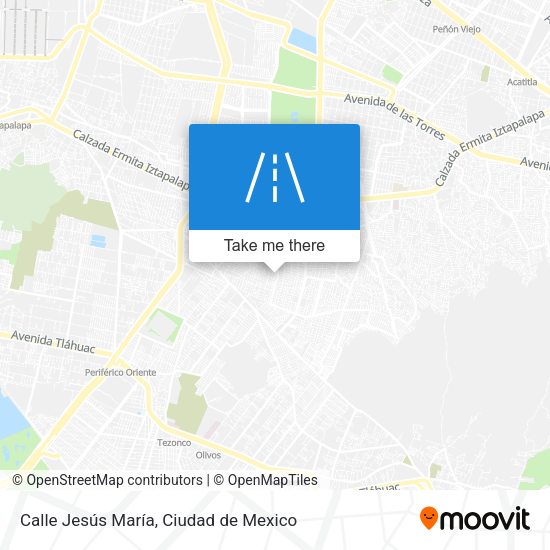 Calle Jesús María map